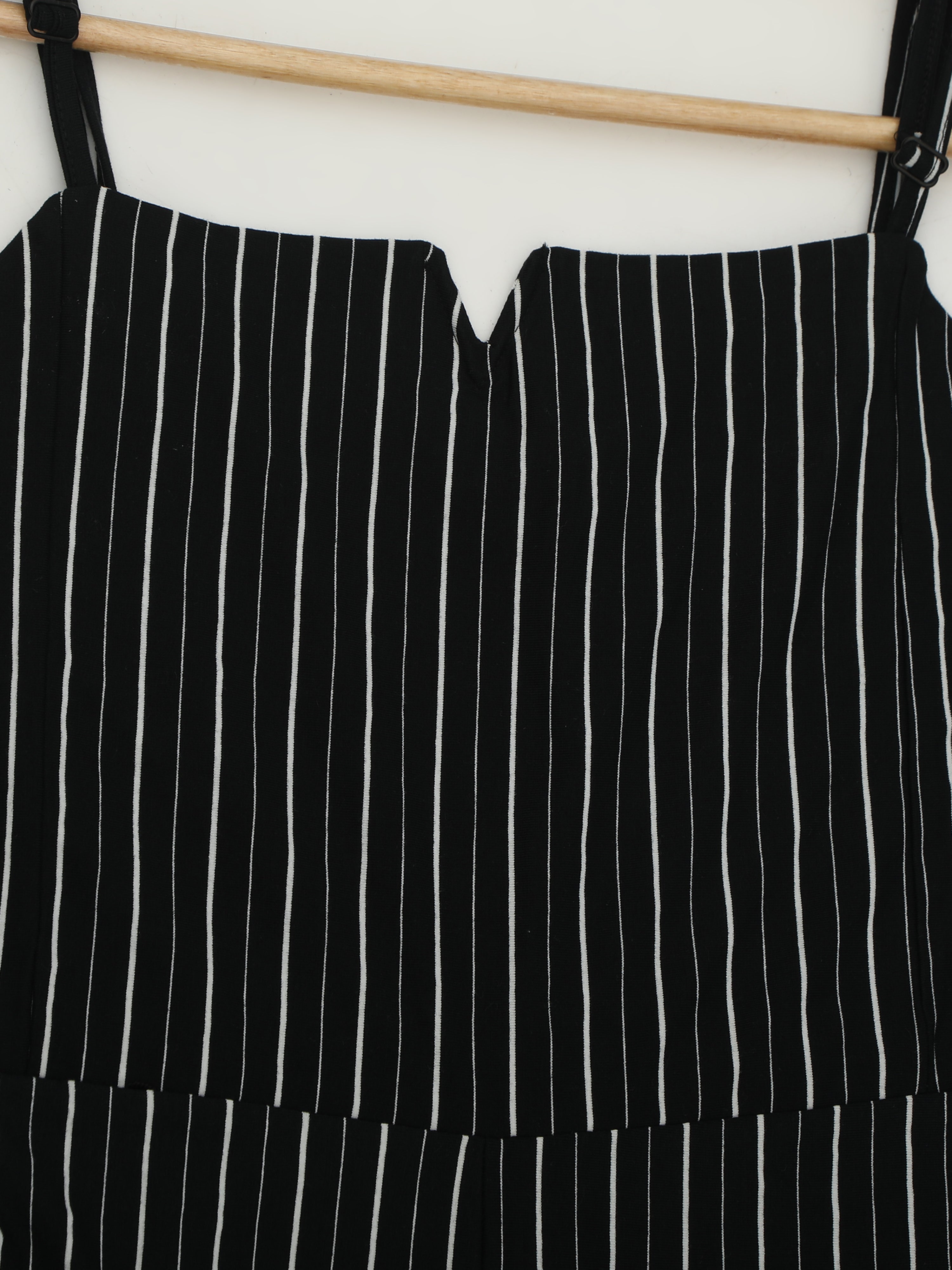 HerClozet Women's Jumpsuit (Black;White)